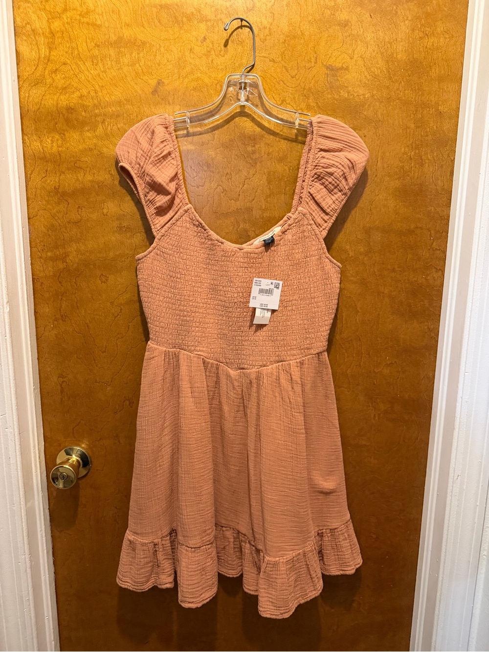 American eagle brown short dress with pockets new size medium dress